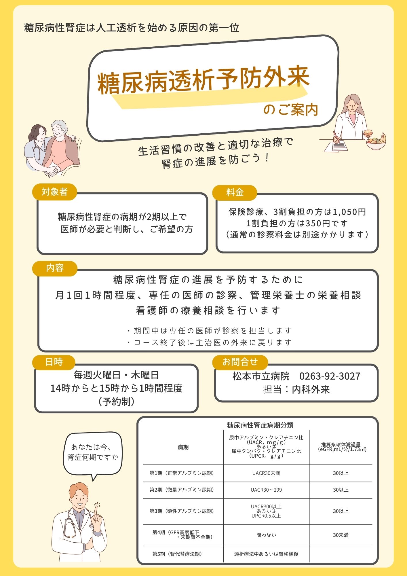 糖尿病外来ポスター